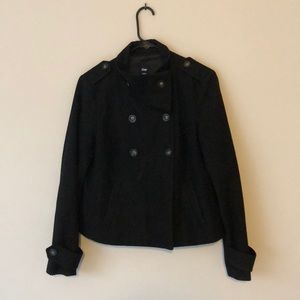 Black pea coat